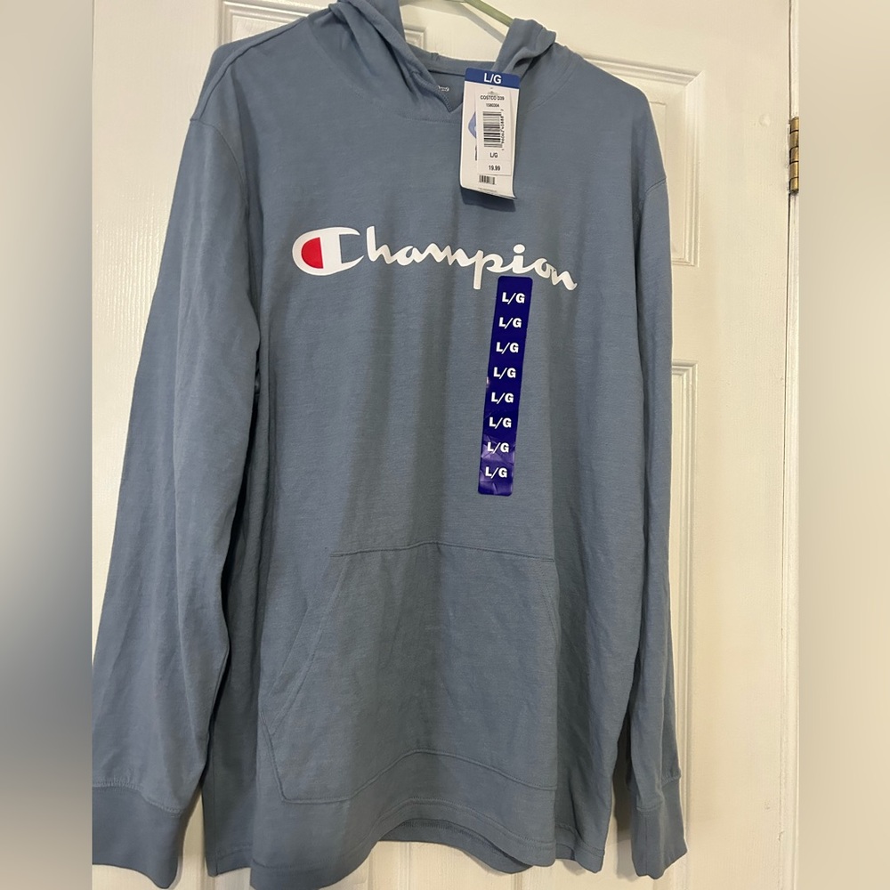 Champion long sleeve hooded  sweater